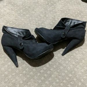 Wild Diva Open Toe Boots